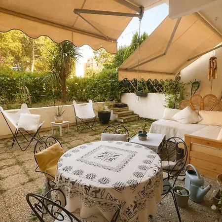 Апартаменти With Private Garden, Swimming Pool, And Tennis Court Антіб